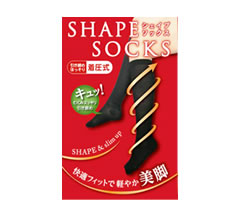 シェイプソックス着圧ソックス M-Lサイズ